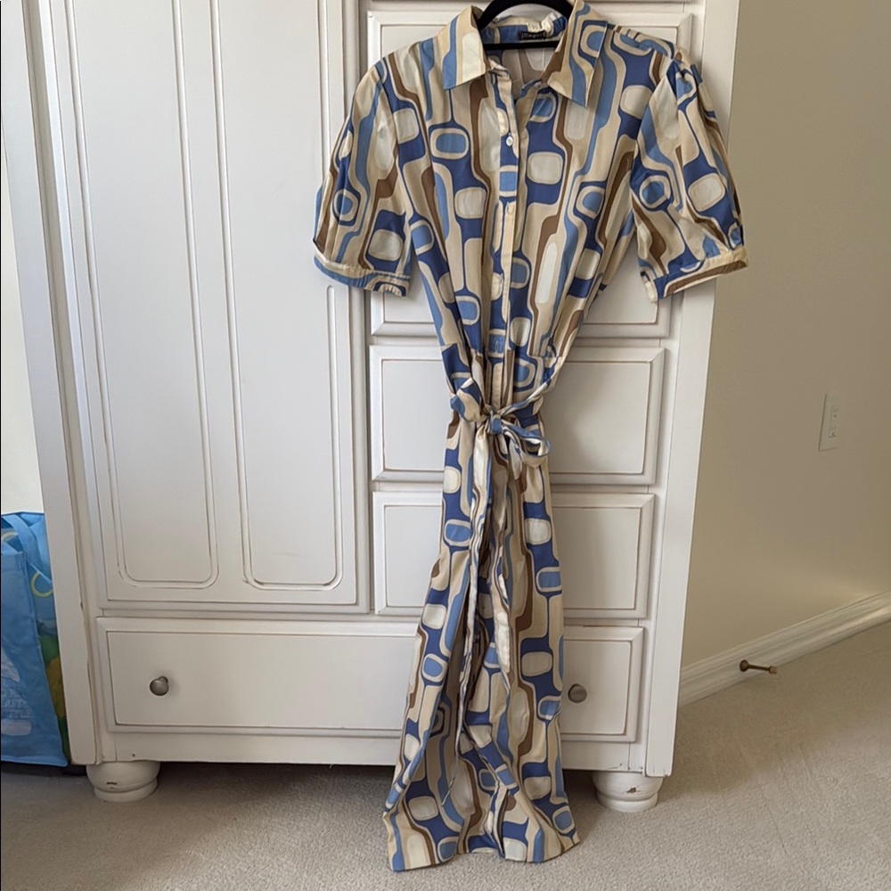 J.McLaughlin Stylish Geometric Print Dress